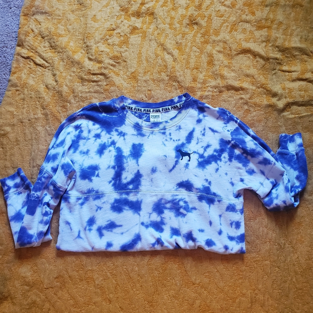 PINK Tie Dye Pullover